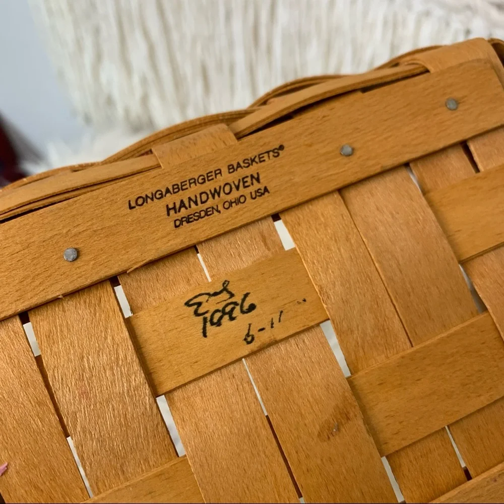 Longaberger 1996 Address Father's Day Basket